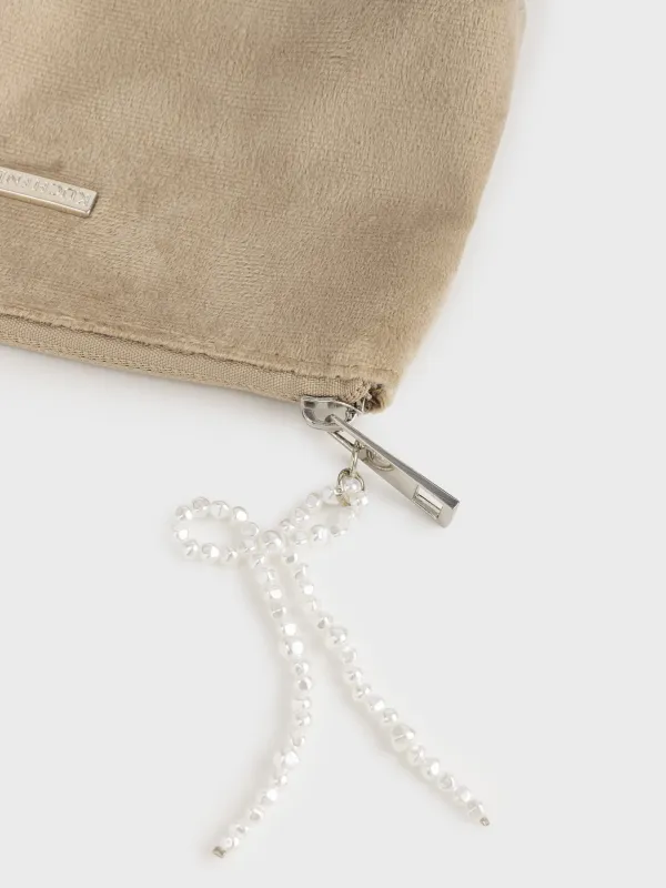 Косметичка, 19х12 см, Жемчужный бантик, Beauty bow, image-3