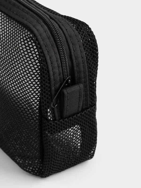 Косметичка, 18х12 см, полиэстер, черная, Сетка, Easy Travel, image-1