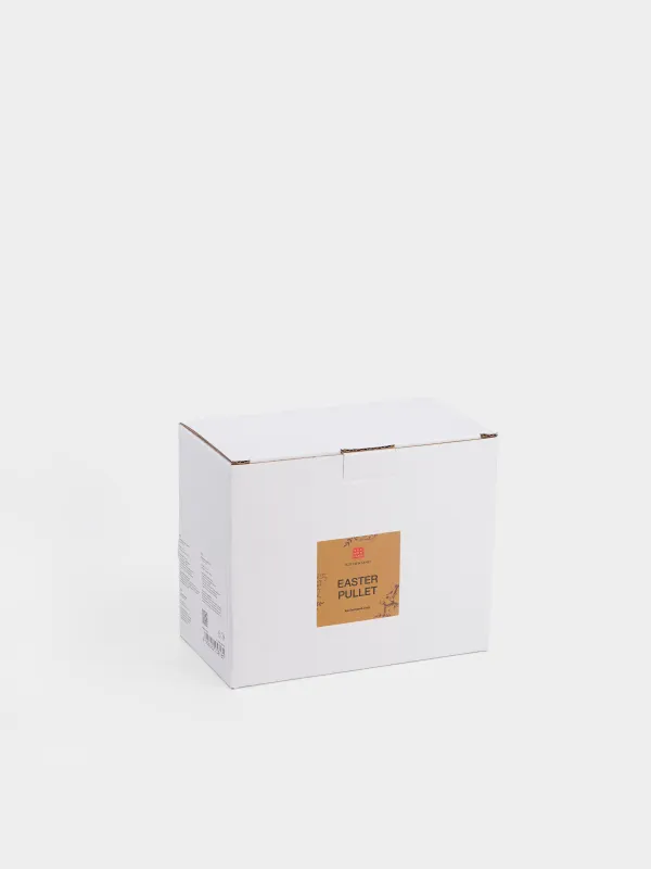 Подставка для яйца, 12х10 см, полирезин/металл, бело-золотистая, Курочка, Easter pullet, image-5