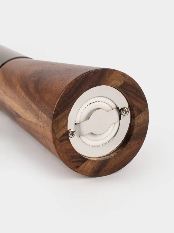 Мельница для специй, 19 см, механическая, дерево/сталь, Noble tree, image-4