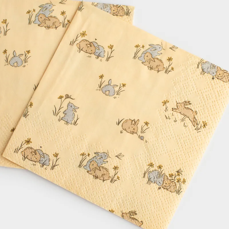 Салфетки бумажные, 21х21 см, 20 шт, Easter, image-2