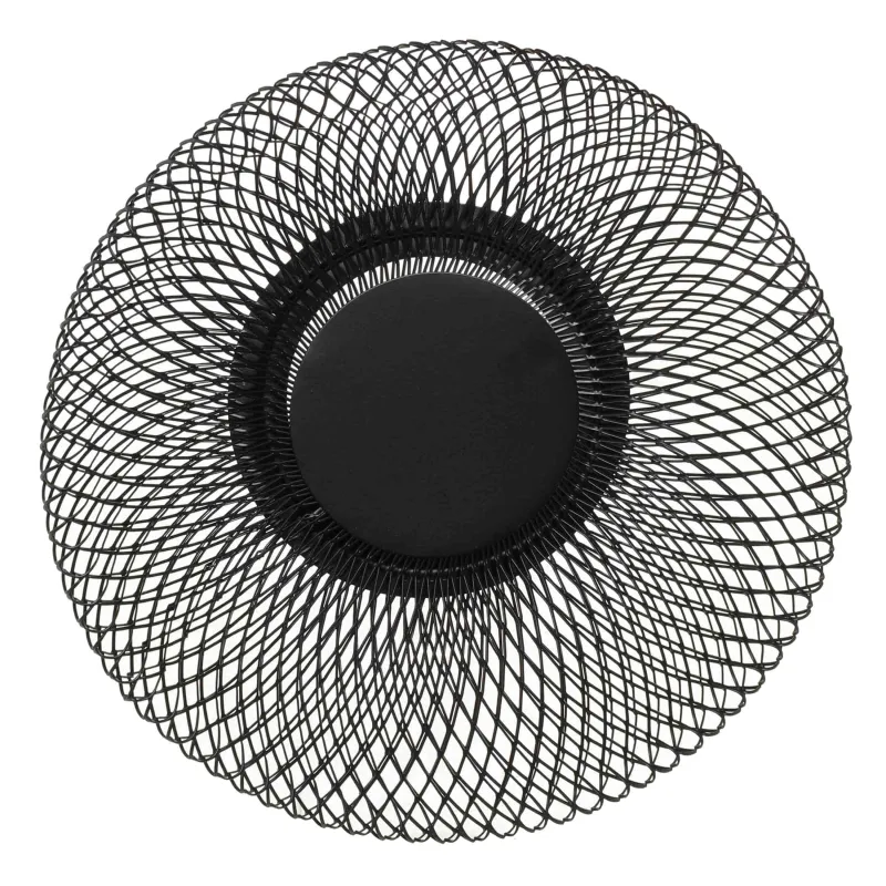 Корзина для фруктов, 25 см, металл, черная, Сетка, Twist twin, image-1