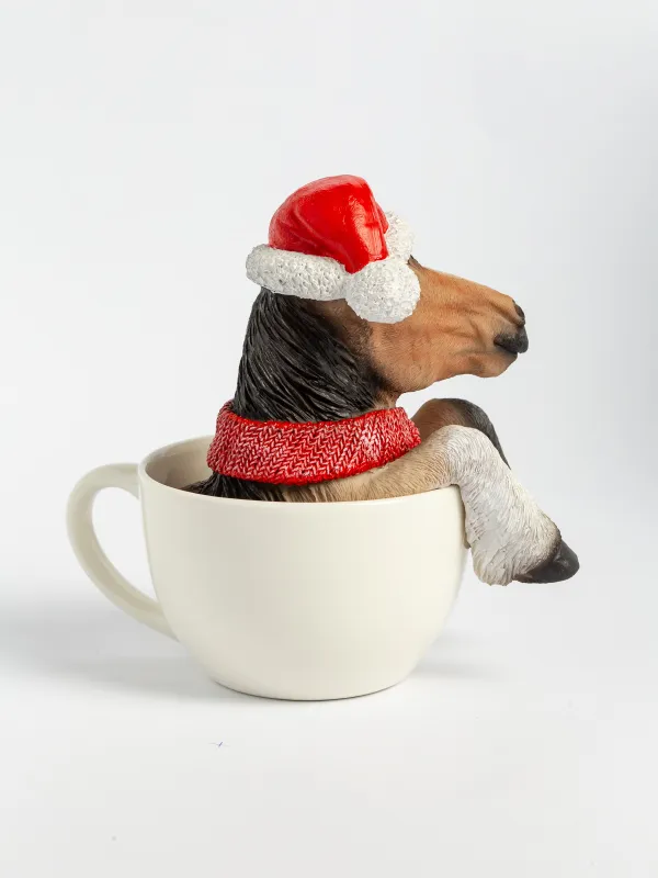 Статуэтка, 15 см, Лошадь в кружке, Horse christmas, image-1