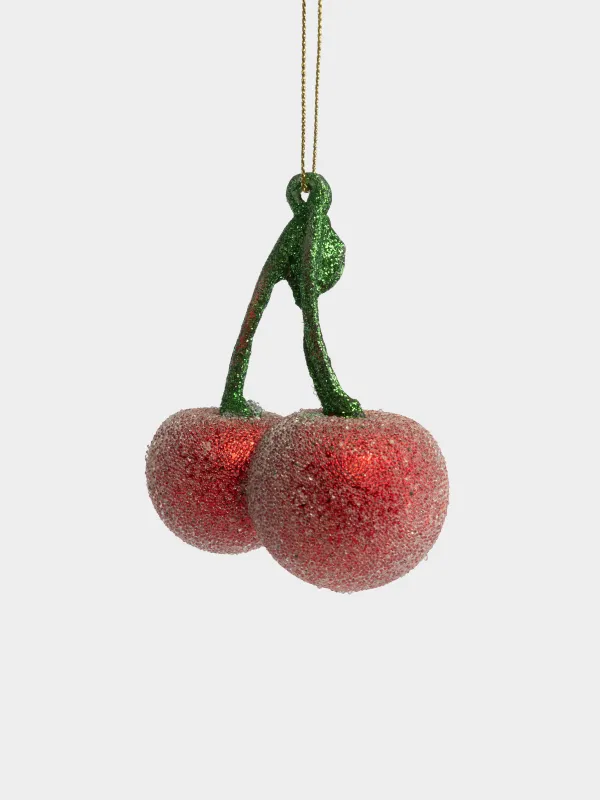 Игрушка елочная, 9 см, Вишня, Fruits, image-1