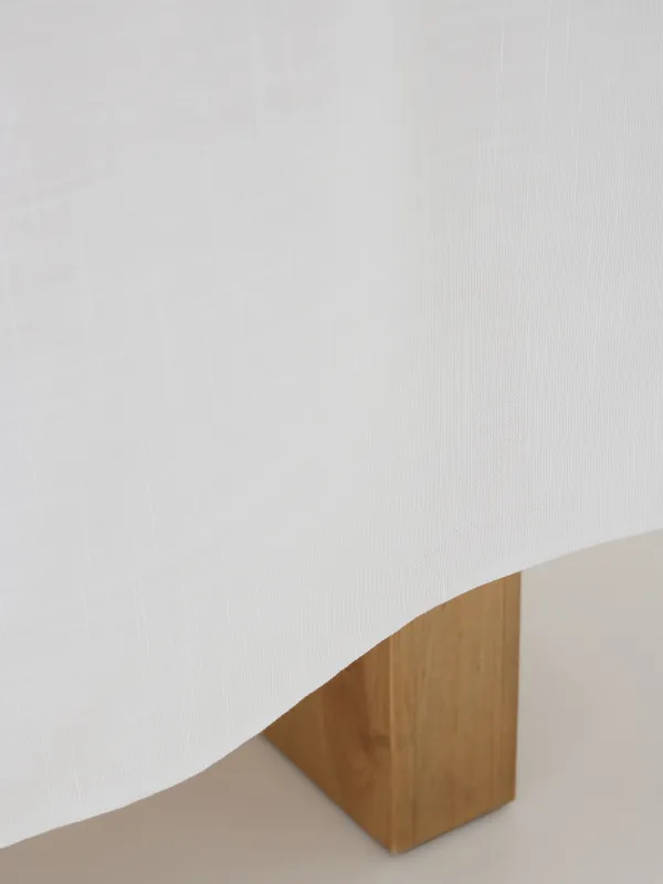 Скатерть, 170х250 см, полиэстер, белая, White lurex, image-6