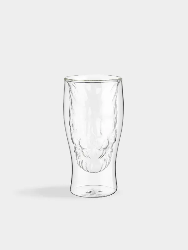 Стакан для пива, 16 см, 300 мл, стекло Б, Лев, Air shape, image-0