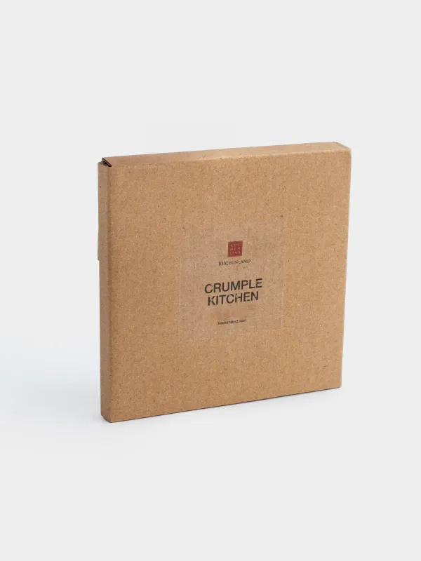 Подставка под кружку, 10 см, круглая, керамика/пробка, молочная, Мятый эффект, Crumple kitchen, image-2