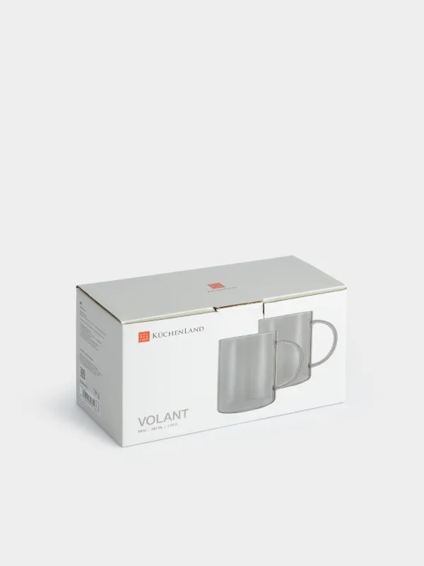 Кружка, 380 мл, 2 шт, Volant, image-4