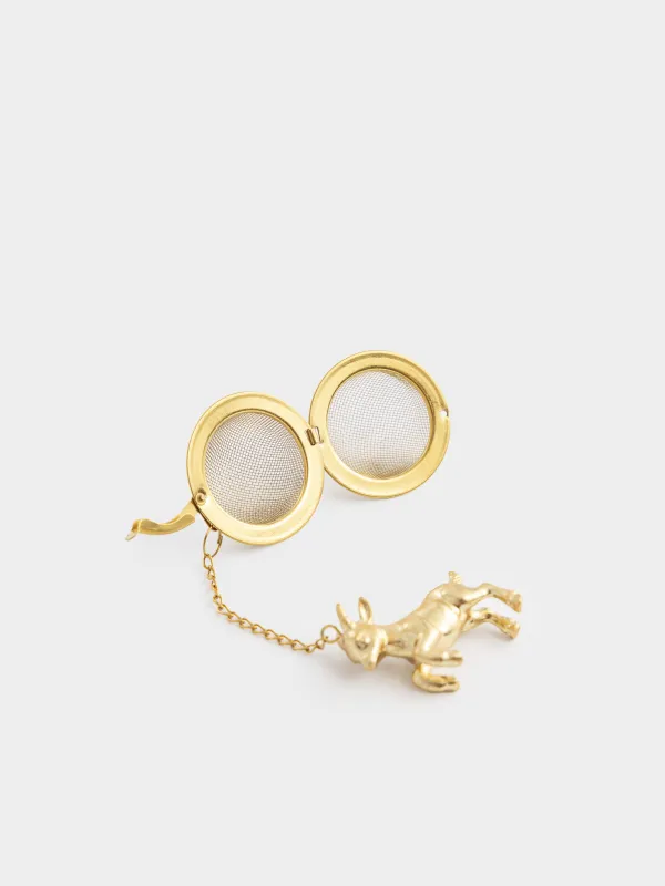 Сито для заваривания чая, 18 см, Козленок, Goat gold, image-2