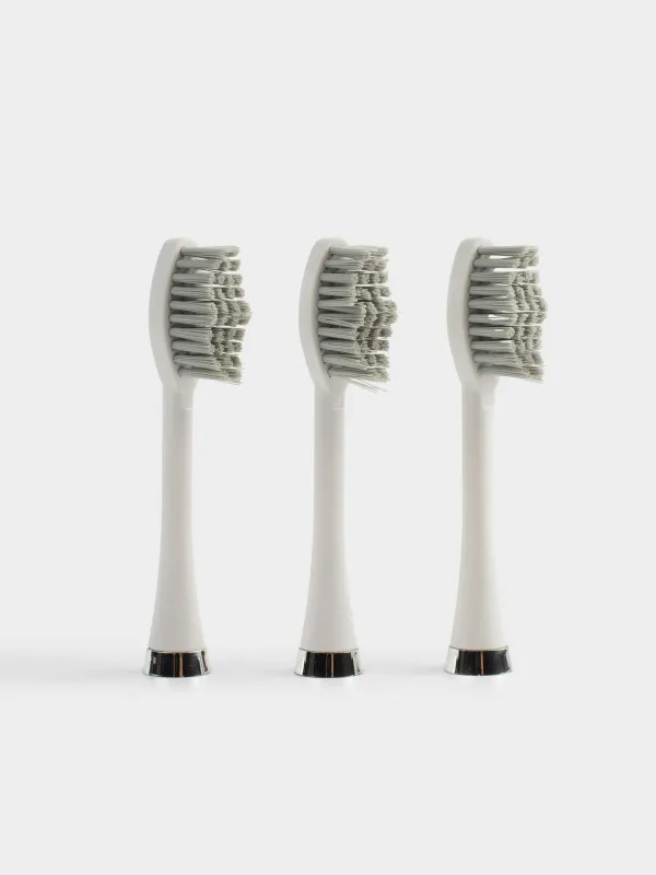 Щетка зубная, электрическая, 1 режим, 3 насадки, зеленая, Manny, image-4