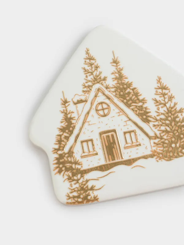 Подставка под кружку, Домик в лесу, Forest house, image-3