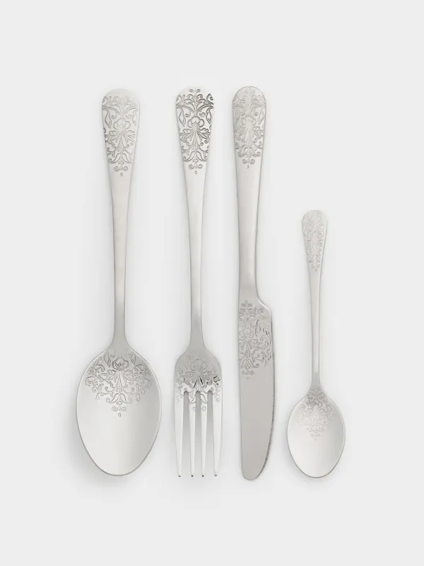Столовые приборы, 6 перс, 24 пр, сталь, Узор, Versailles, image-1