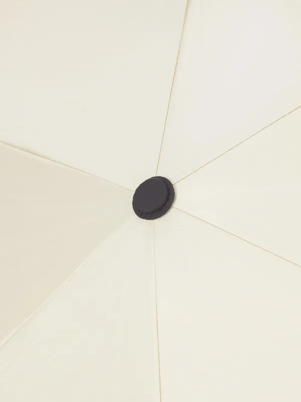 Зонт, 52/21 см, складной, двусторонний, эпонж, бежево-черный, Rainy day, image-1