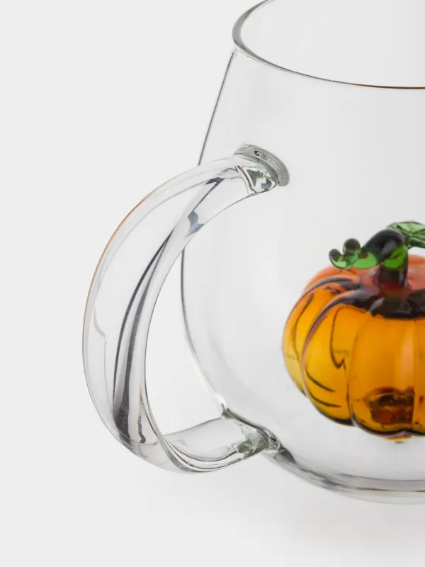 Кружка, 420 мл, стекло Б, Тыква, Shape, image-3