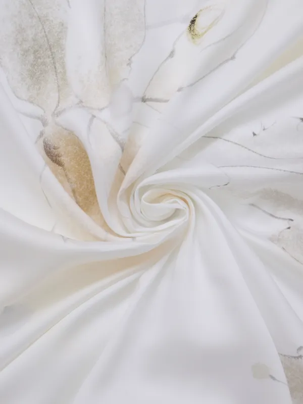 Постельное белье, евро, тенсель, Цветы с ягодами, Tencel, image-4