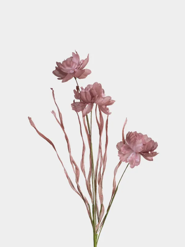 Ветка декоративная, 60 см, Розовый мак, Poppy garden, image-1