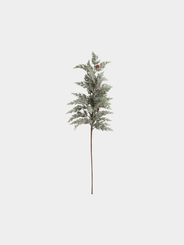 Ветка декоративная, 84 см, Ель с шишками, Conifer decor, image-0