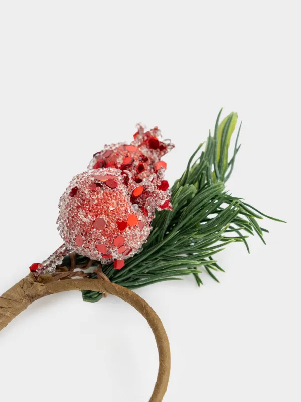 Кольцо для салфеток, 5 см, пластик/бумага, Гранаты, Fruit decor, image-2