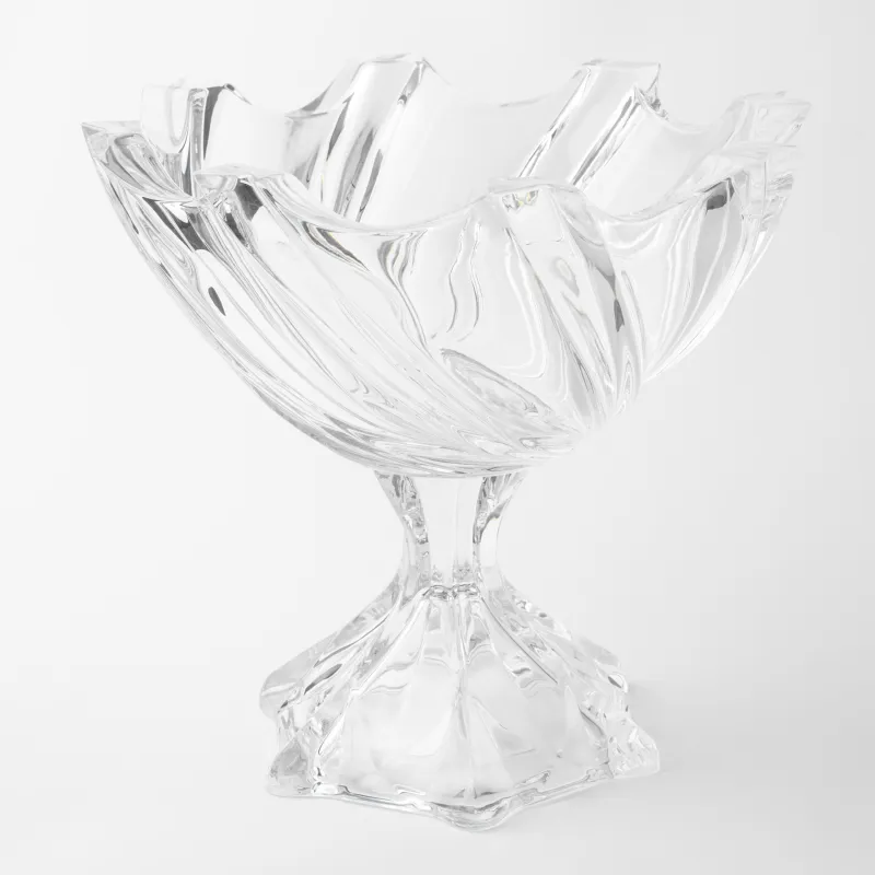 Ваза для фруктов, 25х23 см, на ножке, стекло Р, Torsido