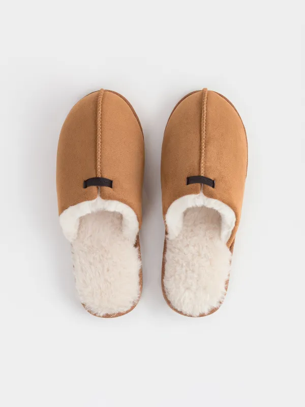 Тапочки домашние, Suede, image-1