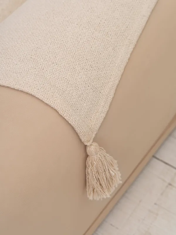 Плед, 130х170 см, хлопок, молочный, Streak, image-2