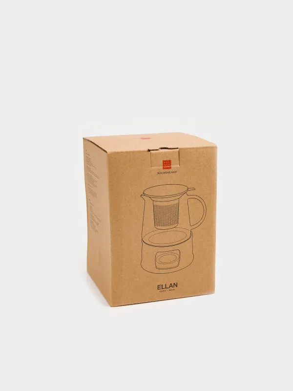 Чайник заварочный, 600 мл, с подогревом, Ellan, image-8