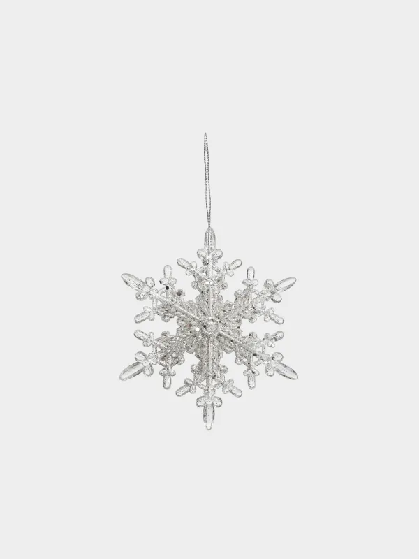 Игрушка елочная, 11 см, Снежинка, Figure sparkle, image-0