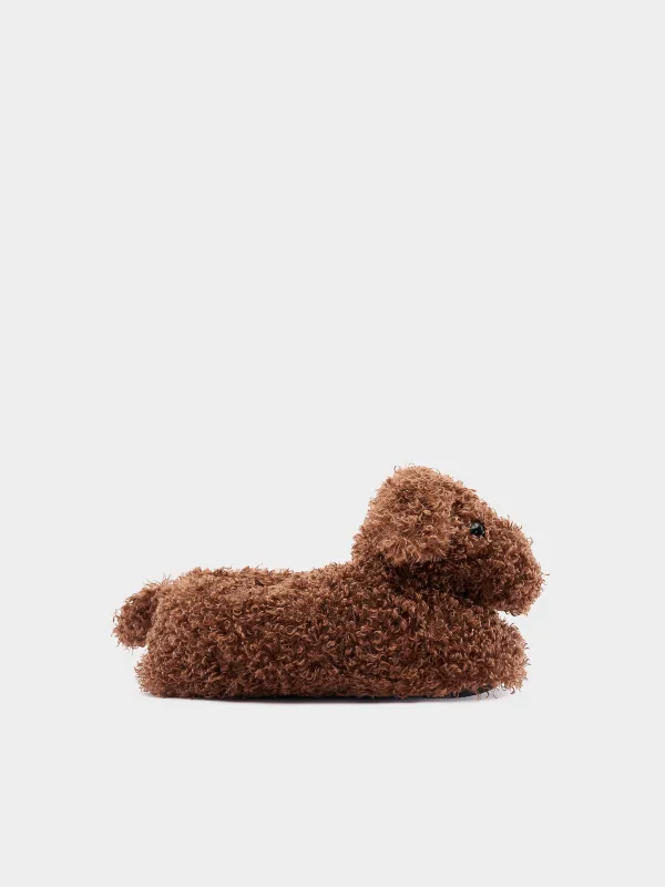 Тапочки меховые Мальтипу Curled dog, image-0