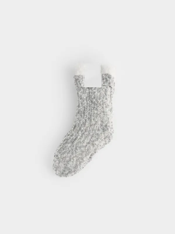 Носки вязаные утепленные, Knitted soft, image-4