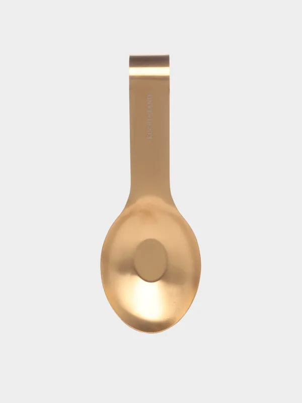 Подставка под ложку, 25 см, сталь, золотистая, Device Gold, image-0