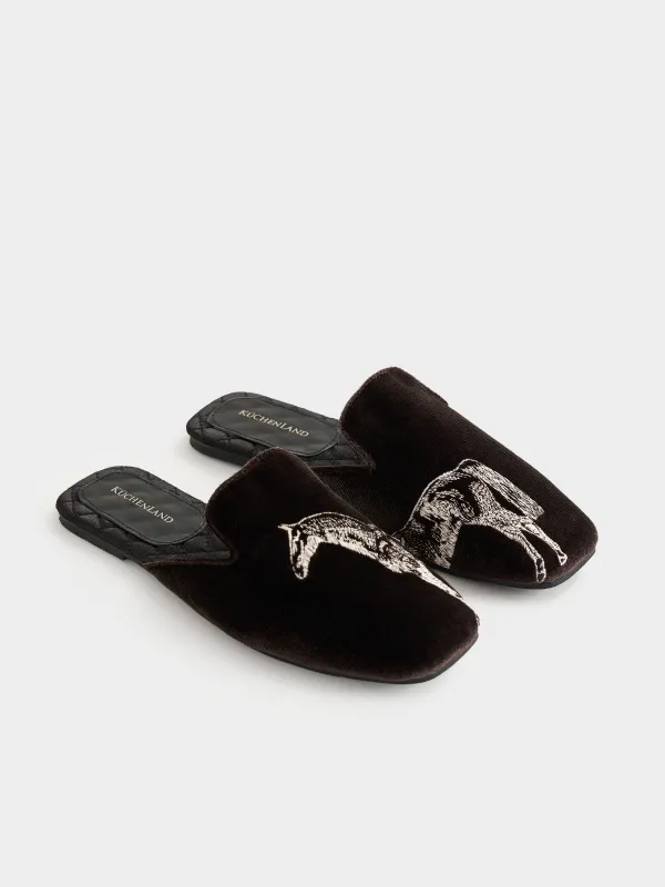 Тапочки женские, Slippers horse, image-6