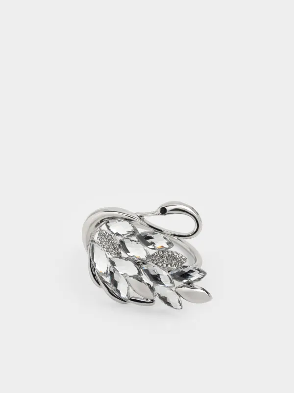 Кольцо для салфеток, Лебедь в кристаллах, Swan, image-1