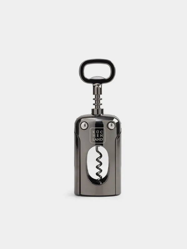 Штопор рычажный, 18 см, металл, темно-серый, Titanium, image-2