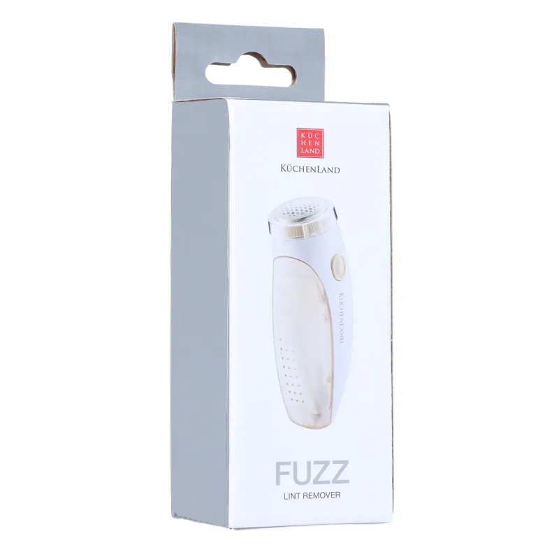 Машинка для снятия катышков, 13 см, пластик, бежевая, Fuzz, image-1