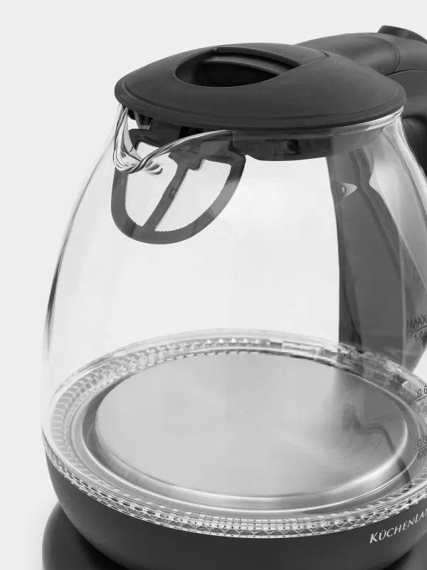 Чайник электрический, 1 л, 900-1100 Вт, с подсветкой, Progress plus, image-2