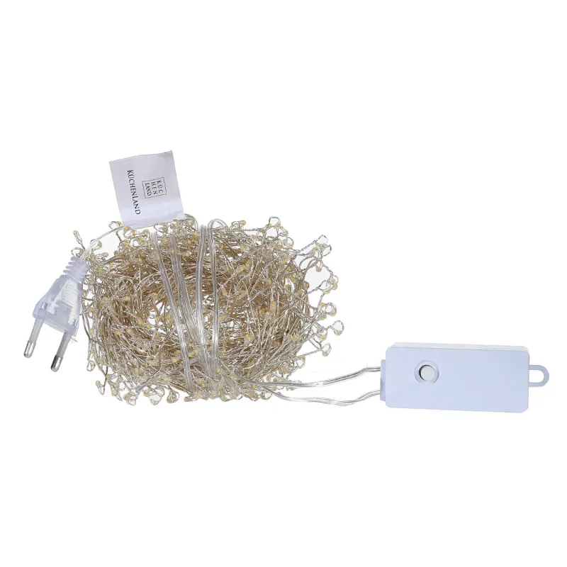 Гирлянда электрическая, 10 м, 480 ламп, 8 режимов, белая, Капли, Christmas, image-2