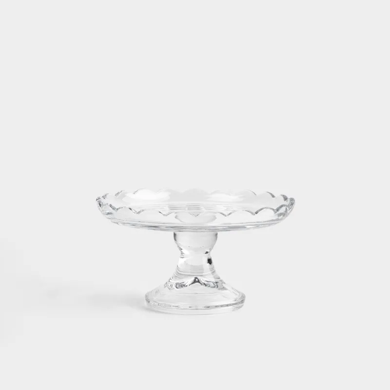 Блюдо на ножке, 20х11 см, стекло, Clear