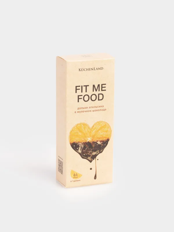 Дольки апельсина, 32 гр, в молочном шоколаде, Апельсин, Fit me food, image-0