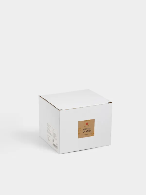 Блюдо пасхальное, 15 см, 6 отд, фарфор P, молочно-золотистое, Кролик, Rustic Easter, image-5