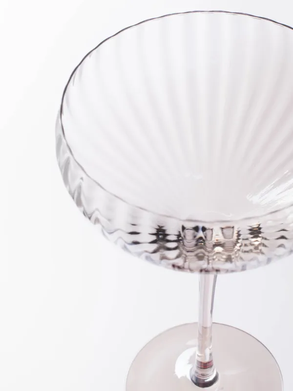 Бокал-креманка для шампанского, 320 мл, 2 шт, стекло, перламутр, Lombardy R polar, image-4