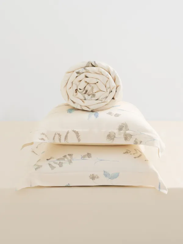 КПБ евро, молочный, Tencel, image-6