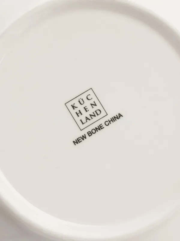 Салатник, 23х7 см, 1,45 л, фарфор N, белый, Винтажные цветы, La flore, image-2