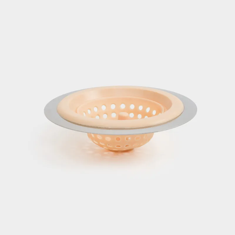 Фильтр для раковины, 11 см, сталь/резина, бежевый, Keeping