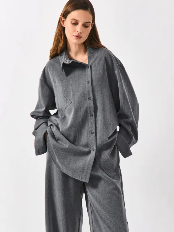 Рубашка серая, Sabrina, image-2