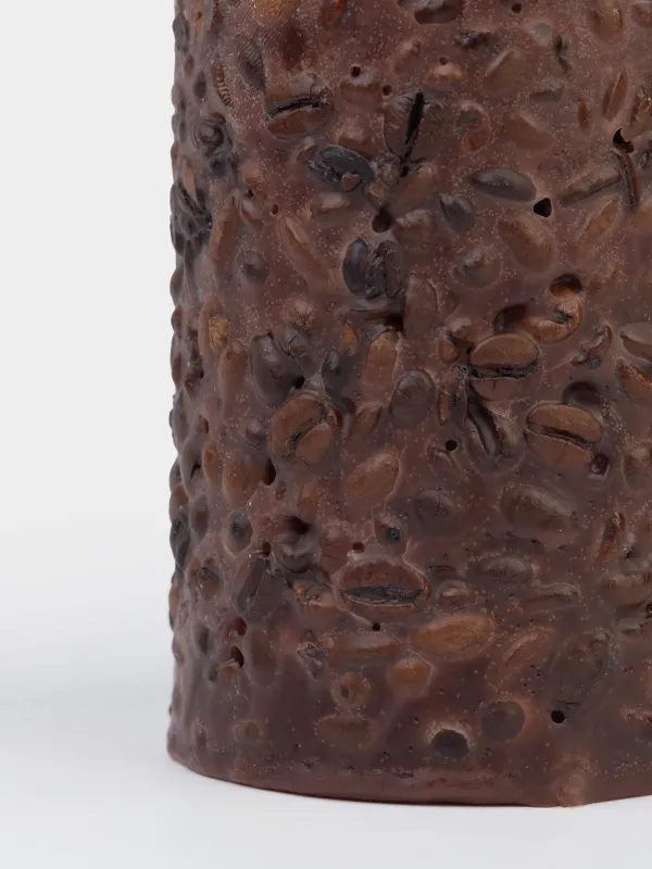 Свеча, 8x10 см, цилиндрическая, Кофе, Coffee candle, image-2