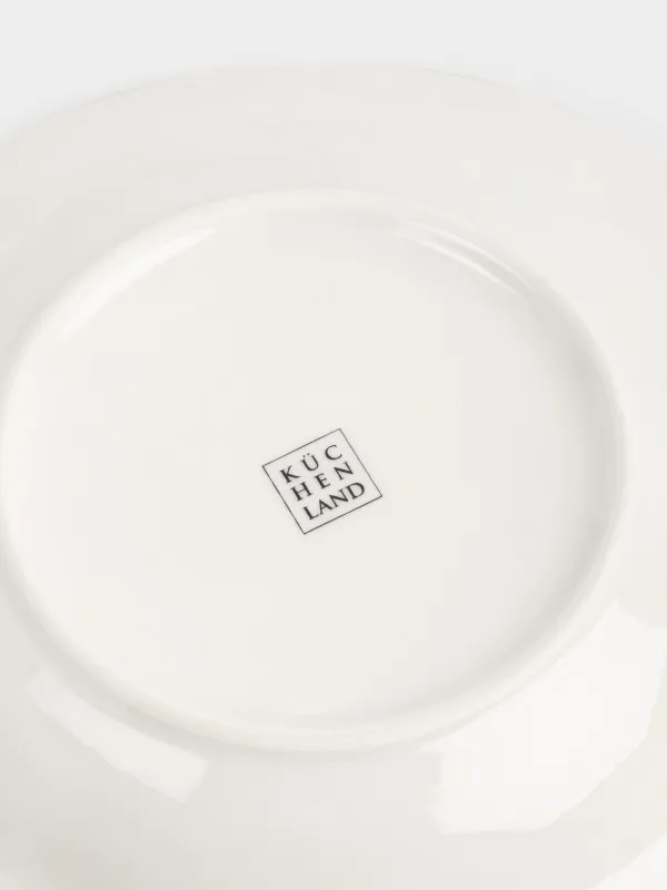 Сервиз обеденный, 6 перс, 18 пр, фарфор P, белый, Зеленые розы, Green rose, image-6