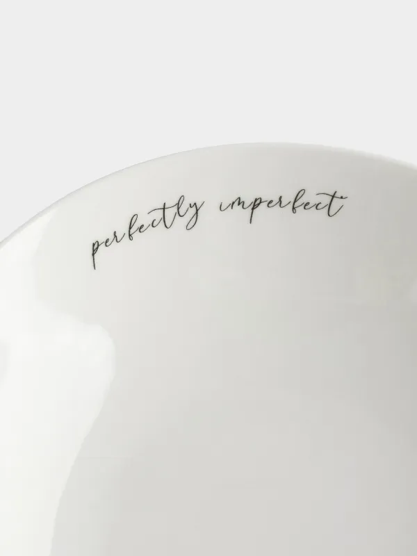 Тарелка суповая, 20х5 см, 2 шт, фарфор N, Серые цветы, Watercolor, image-2