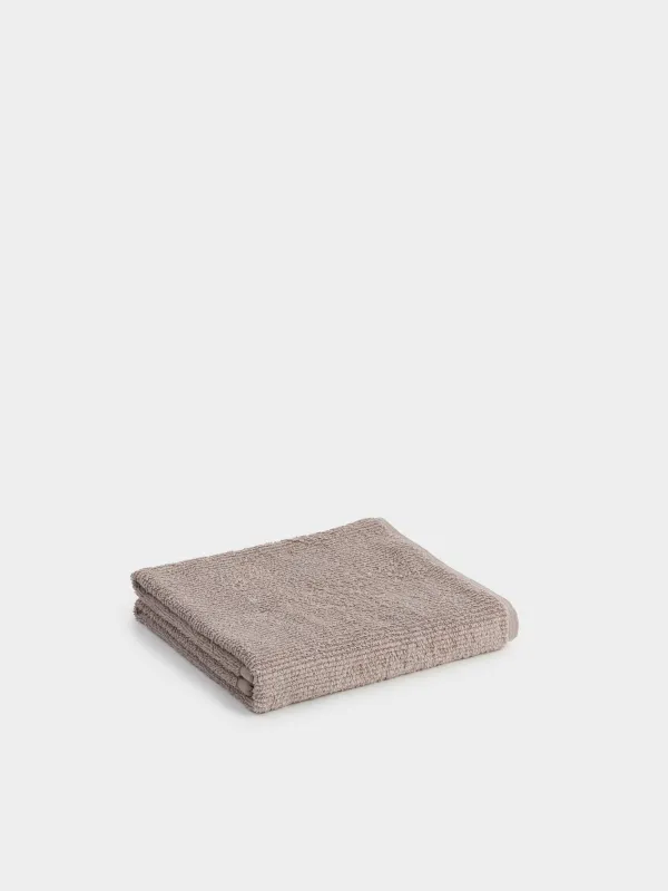 Полотенце, 50х90 см, хлопок, коричневое, Terry cotton, image-0