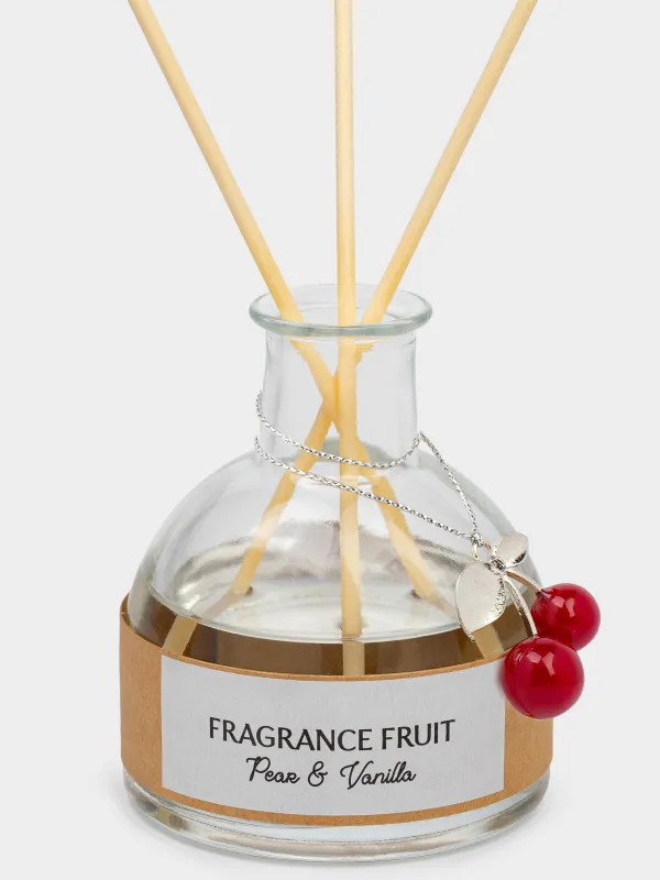 Ароматический диффузор, 80 мл, с подвеской, Pear&Vanilla, Вишня, Fragrance fruit, image-1