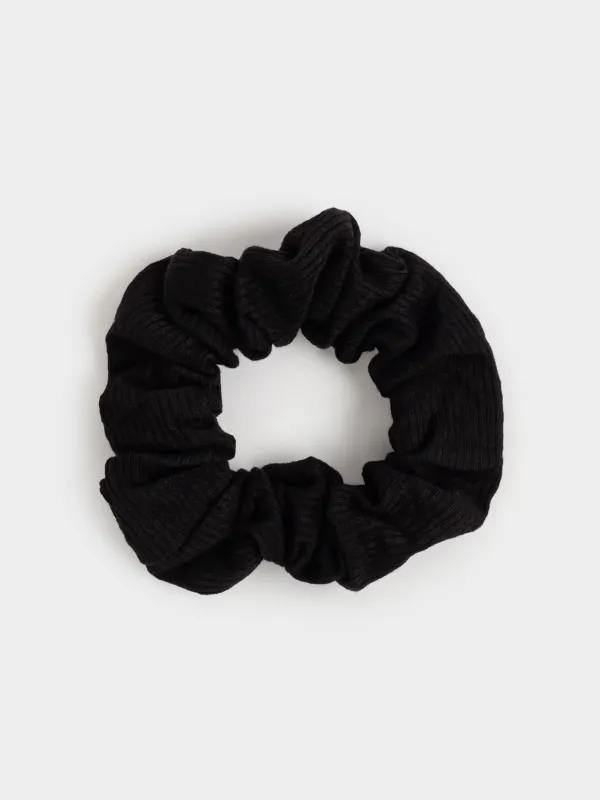 Резинка для волос, 9 см, полиэстер, черная, Rubchik, image-0